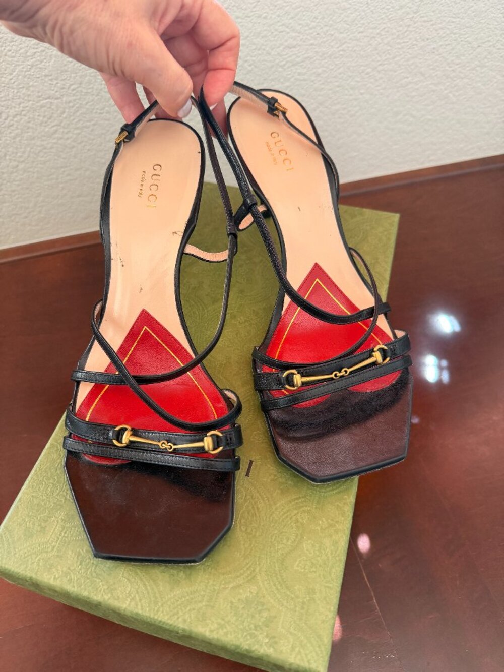 Gucci Victoria Strappy Horsebit Sandals
